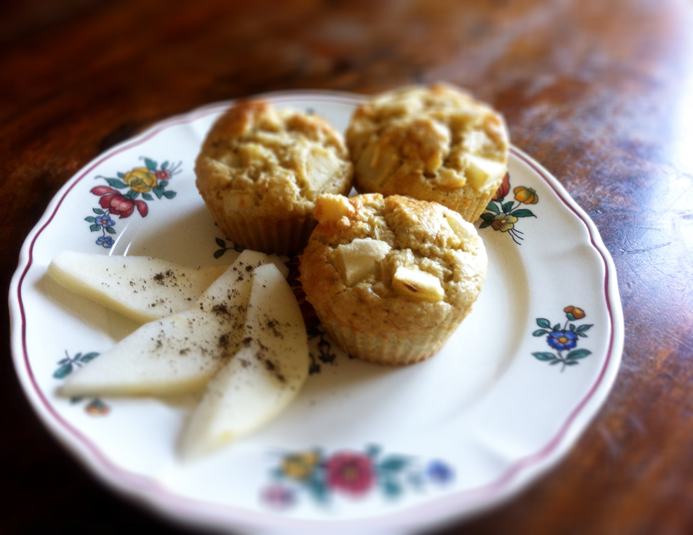 Seelenküche - Birnen-Mandel-Muffins